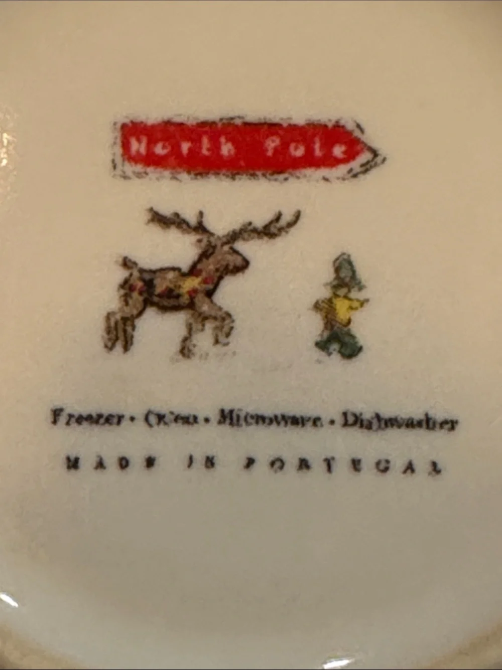 NIB RARE Retired Juliska B&T North Pole Cocktail Plates Set of 4 NEW Tree Deer
